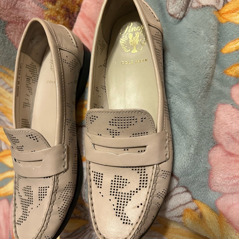 Cole Haan hand sewn pinched loafers